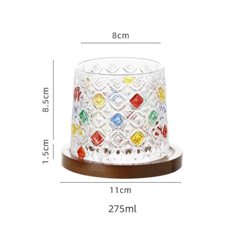 Rotierendes Whiskyglas mit Drehboden – Elegantes Glas für Whisky, Bourbon & Spirituosenliebhaber