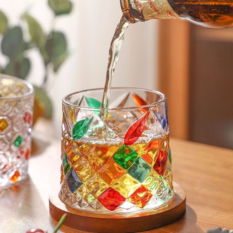 Rotierendes Whiskyglas mit Drehboden – Elegantes Glas für Whisky, Bourbon & Spirituosenliebhaber