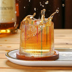 Rotierendes Whiskyglas mit Drehboden – Elegantes Glas für Whisky, Bourbon & Spirituosenliebhaber