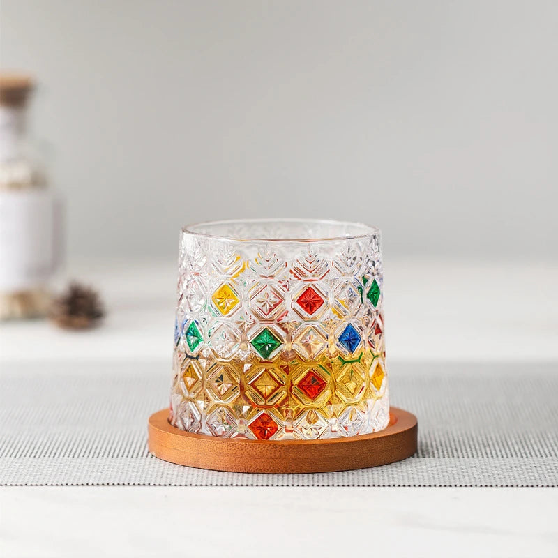 Rotierendes Whiskyglas mit Drehboden – Elegantes Glas für Whisky, Bourbon & Spirituosenliebhaber