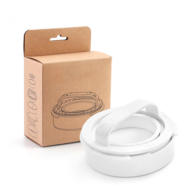 Runder Hamburger Patty Maker Set – Fleischpresse & Burgerpresse Küchenwerkzeug für gleichmäßige Patties