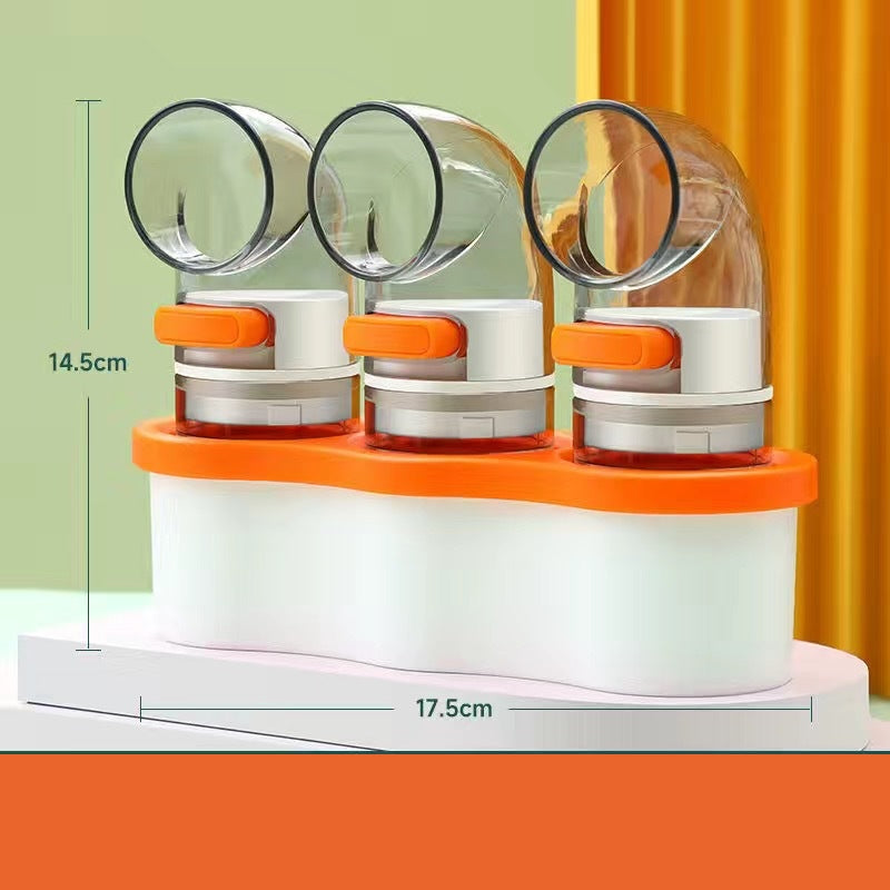 Salzstreuer Mit Dosierung Küchen Gewürzglas Streuer Haushalts Gewürzbehälter