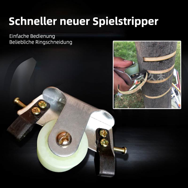 Schnell Entlastende Baumrinden Ringelschneider Doppel Klingen Ringelmesser Obstbaum Werkz