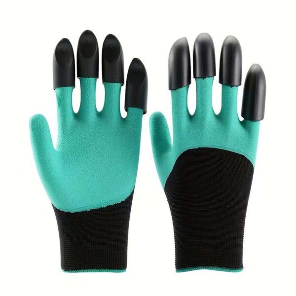 Schützende Gartenhandschuhe mit Krallen für
