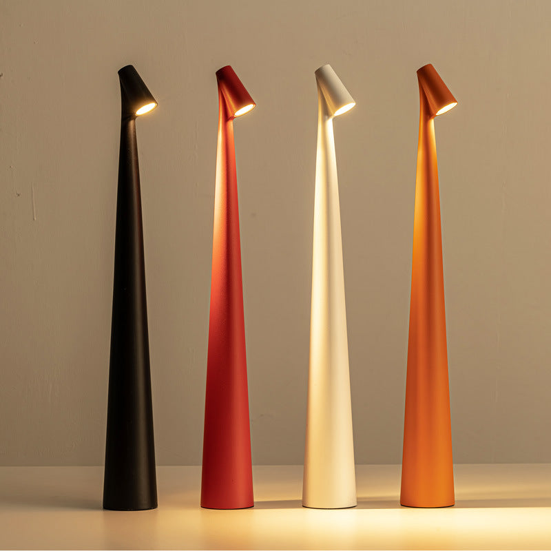 Skandinavische LED Tischlampe – Dimmbar, Kabellos & Wiederaufladbar für Schlafzimmer & Wohnzimmer