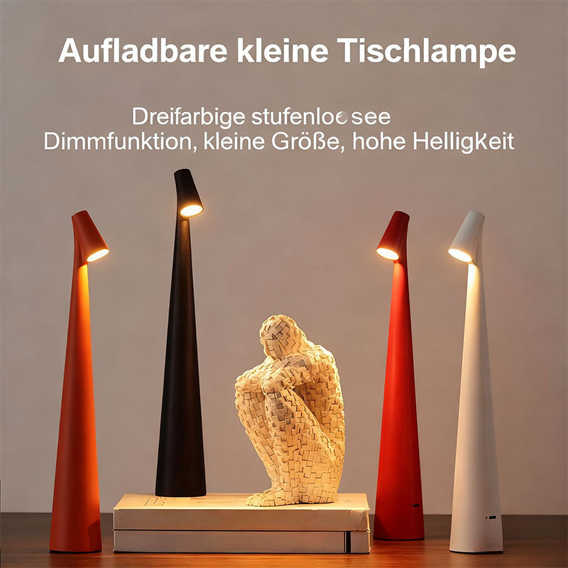 Skandinavische LED Tischlampe – Dimmbar, Kabellos & Wiederaufladbar für Schlafzimmer & Wohnzimmer