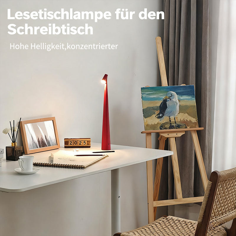 Skandinavische LED Tischlampe – Dimmbar, Kabellos & Wiederaufladbar für Schlafzimmer & Wohnzimmer