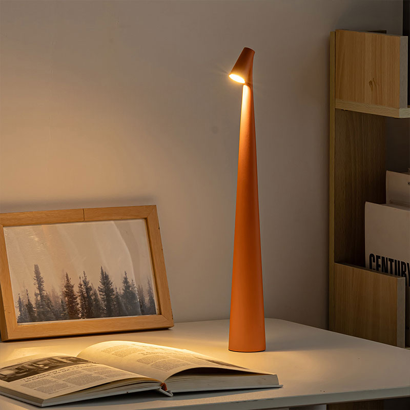 Skandinavische LED Tischlampe – Dimmbar, Kabellos & Wiederaufladbar für Schlafzimmer & Wohnzimmer