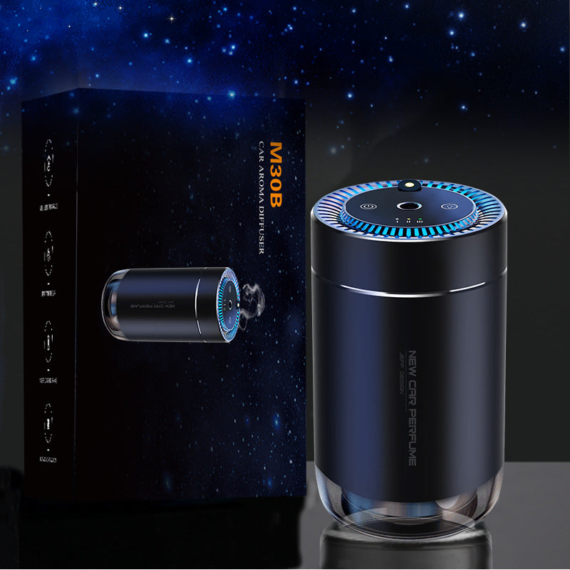 Smart Automatischer Auto Aromadiffusor – Hochwertiges Parfüm-Set mit Sternenhimmel-Projektion – Luftbefeuchter zur Geruchsentfernung – Lang anhaltender Duft