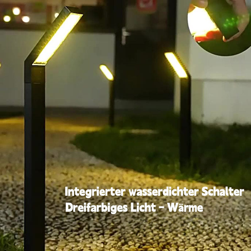 Solar Erdspießleuchte für Außen – wasserdichte Garten- & Hofbeleuchtung für Terrasse, Rasen & Wege