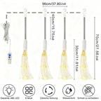 Solar Feuerwerk Gartenlampe – LED Außenlicht mit Bewegungssensor, Rasen Erdspieß Beleuchtung