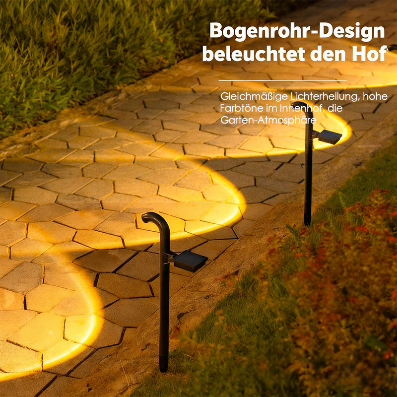 Solar Gartenleuchte für Außen – Superhelle LED Beleuchtung für Hof, Weg & Terrasse