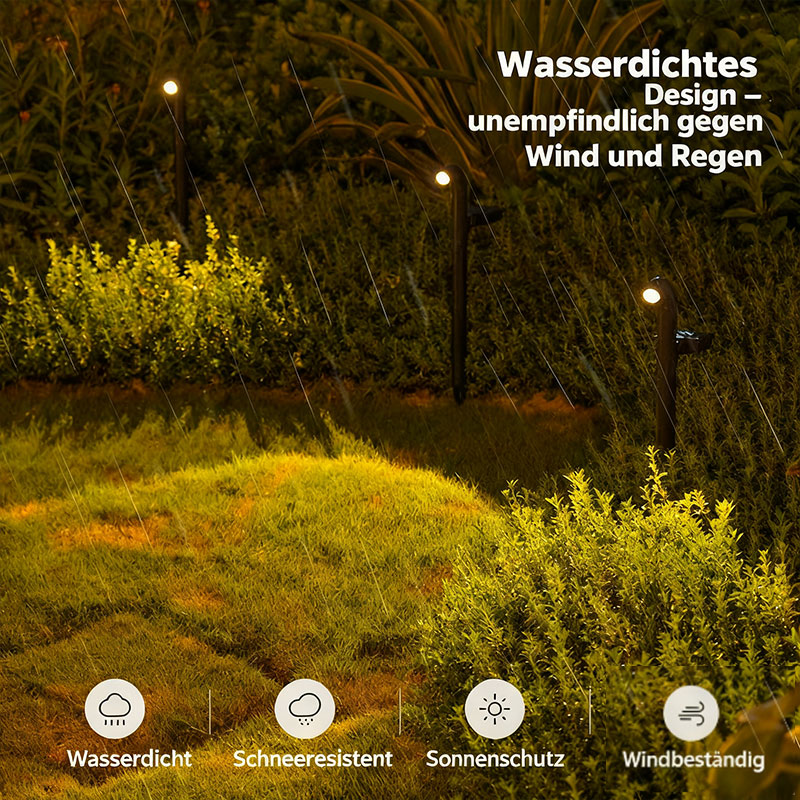 Solar Gartenleuchte für Außen – Superhelle LED Beleuchtung für Hof, Weg & Terrasse