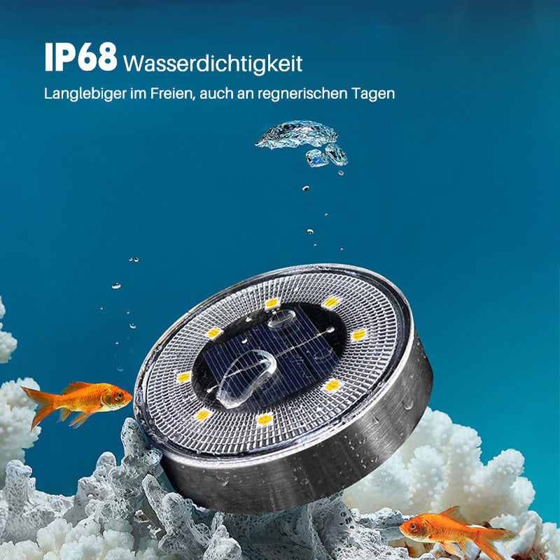 Solar-Gartenleuchte für Außen – Wasserdichte Boden- & Treppenbeleuchtung