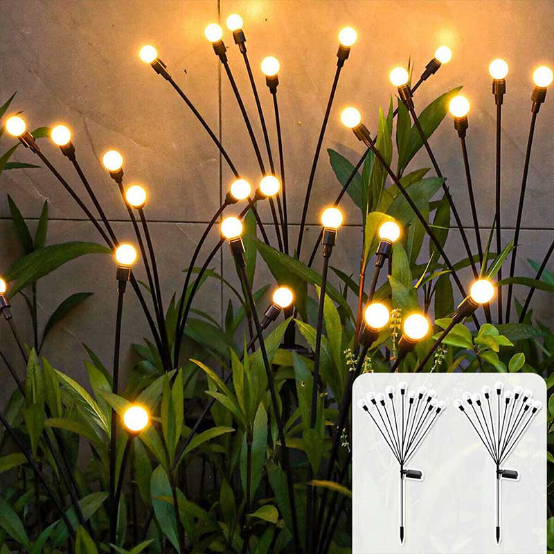 Solar Gartenlichter mit Schwingeffekt – Leuchtende Glühwürmchen für den Garten