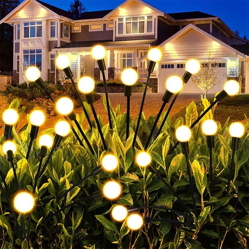 Solar Gartenlichter mit Schwingeffekt – Leuchtende Glühwürmchen für den Garten