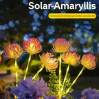 Solar Higanbana Gartenleuchte – Wasserdichte LED Blumenlampe für Außen, Rasen & Terrasse