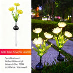 Solar Higanbana Gartenleuchte – Wasserdichte LED Blumenlampe für Außen, Rasen & Terrasse