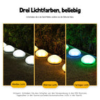Solar LED Steinlampe – leuchtender Garten- & Rasenpfosten für Hof, Terrasse & Außenbereich