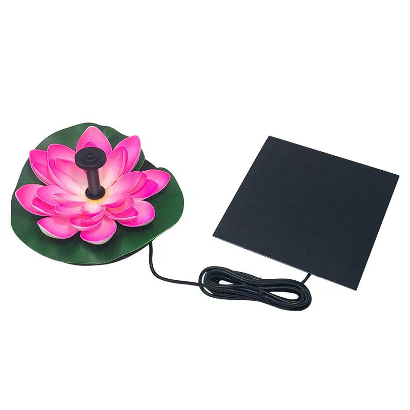 Solar Lotus Springbrunnen – Automatischer Gartenspringbrunnen für eine entspannte Atmosphäre