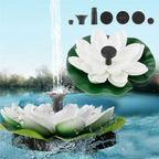 Solar Lotus Springbrunnen – Automatischer Gartenspringbrunnen für eine entspannte Atmosphäre