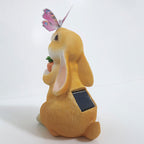 Solar Hasen Gartenleuchte Außen – Wasserdichte LED Tierfigur für Balkon Deko, Terrasse & Rasenbeleuchtung