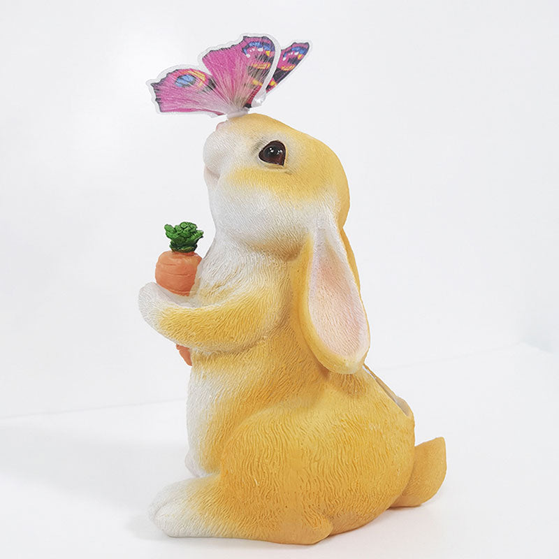 Solar Hasen Gartenleuchte Außen – Wasserdichte LED Tierfigur für Balkon Deko, Terrasse & Rasenbeleuchtung