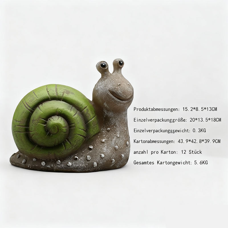 Solar Resin Tierlampe – Kreative LED Garten- & Hofdeko, Lustige Außenbeleuchtung für Rasen & Terrasse