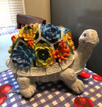 Solar Schildkröten Statue – LED Garten Dekoration für Terrasse, Rasen & Outdoor Haustier Deko