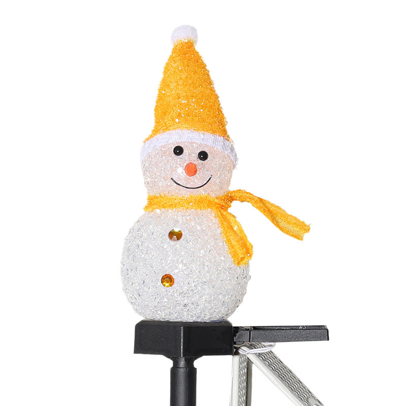 Solar-Schneemann-Lampe – Wasserdichte Outdoor Weihnachtsdekoration für Rasen & Garten
