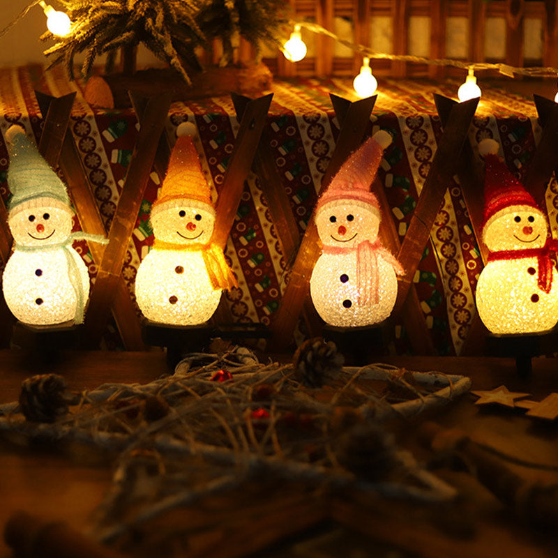 Solar-Schneemann-Lampe – Wasserdichte Outdoor Weihnachtsdekoration für Rasen & Garten