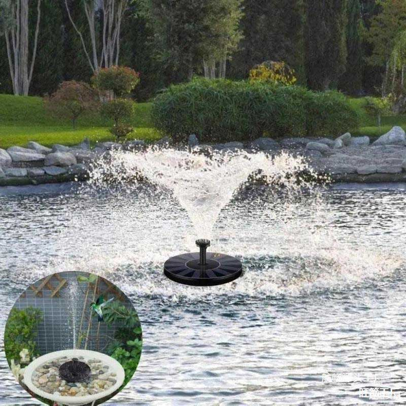 Solarbetriebener Springbrunnen mit LED-Beleuchtung für Vögel – Eine magische Oase für Ihren Garten