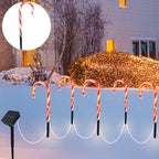 Solar Weihnachts Gartenlichterkette – LED Außenlampe mit Glocken & Weihnachtsmann