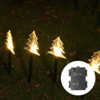 Solar Weihnachts Gartenlichterkette – LED Außenlampe mit Glocken & Weihnachtsmann