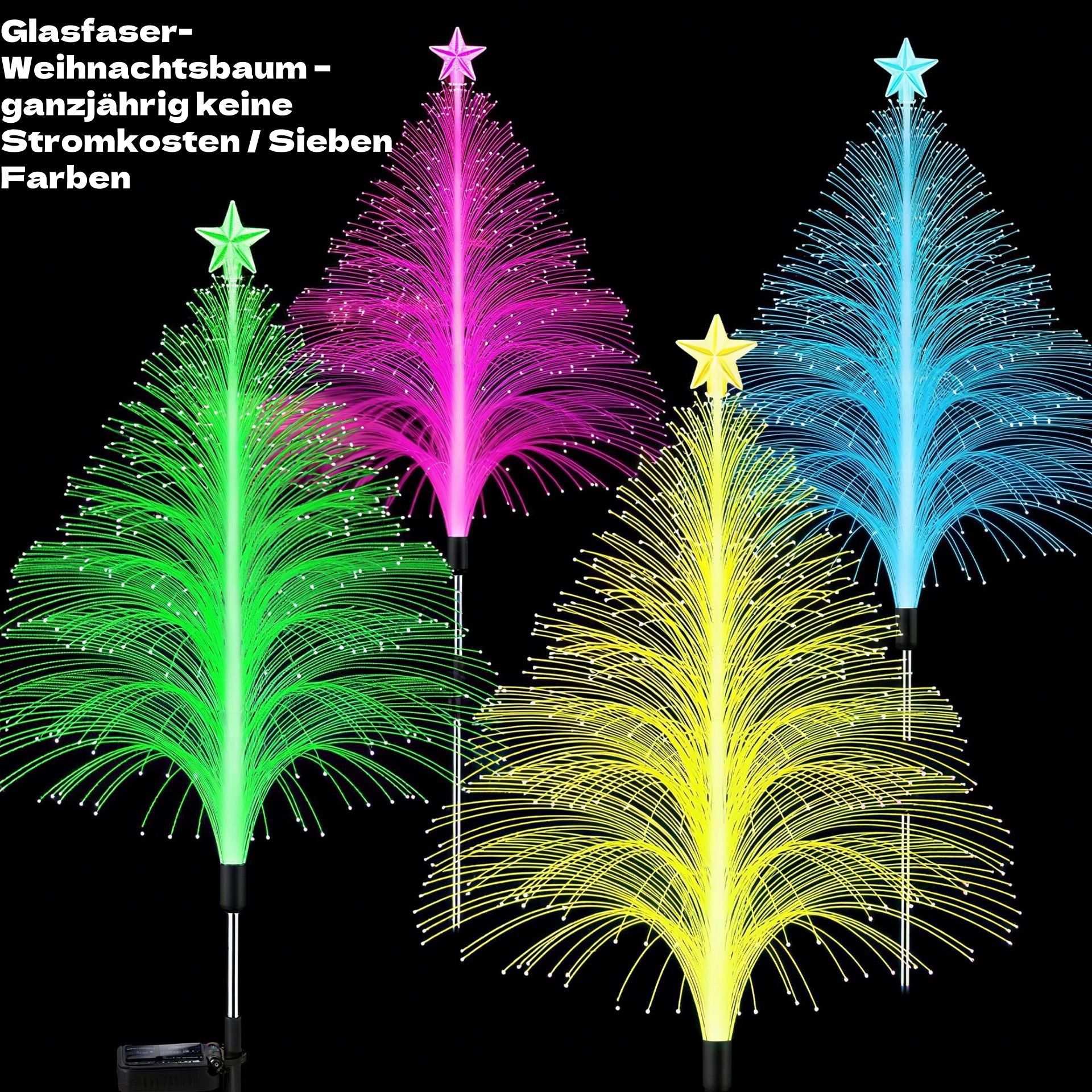 Solar Weihnachtsbaum LED-Faserqualle Lampe – Outdoor Garten & Balkon Dekoration