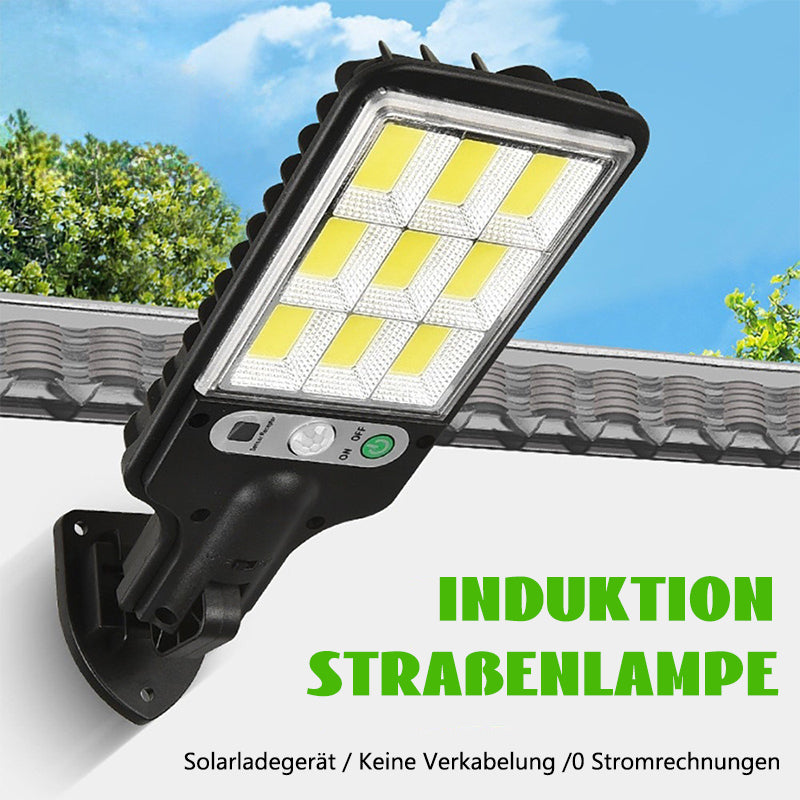 Solarlampe für Außen – wasserdichte Wandlampe mit Bewegungsmelder und Fernbedienung