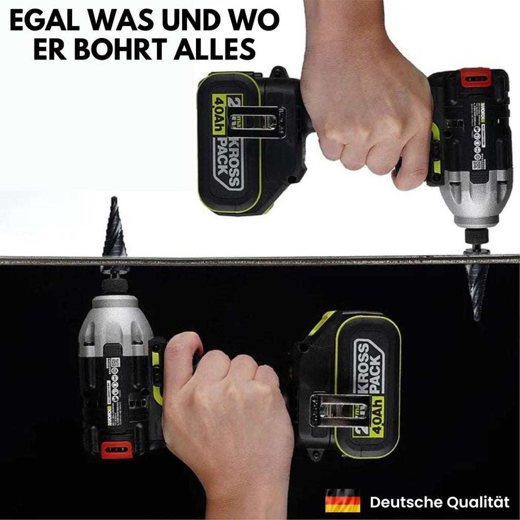 Stufenbohrer mit 6-Kant-Schaft Bohrungen in Sekunden