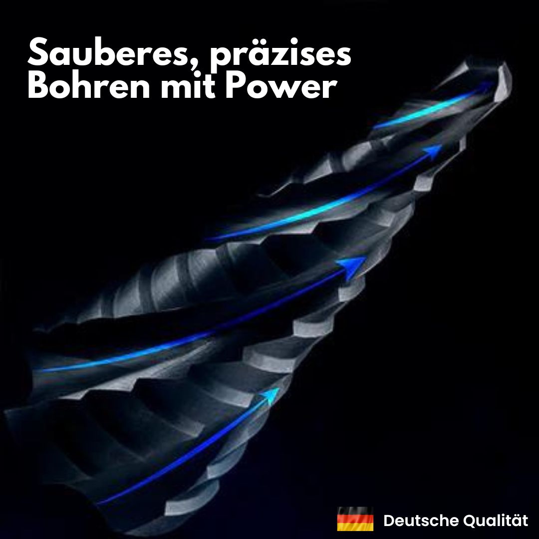 Stufenbohrer mit 6-Kant-Schaft Bohrungen in Sekunden