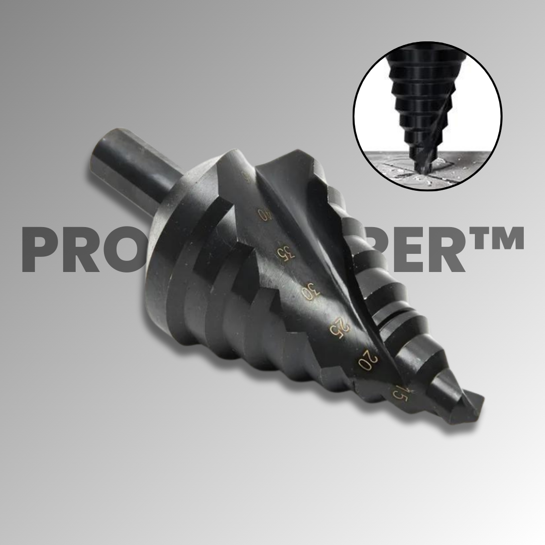 Stufenbohrer mit 6-Kant-Schaft Bohrungen in Sekunden