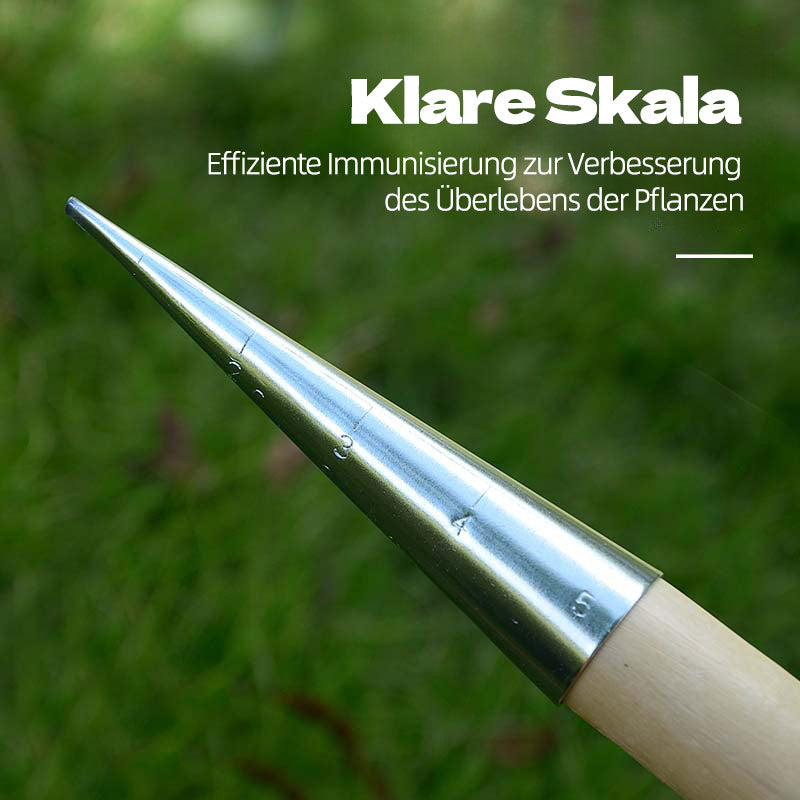 T-förmiger Pflanz- und Düngerbohrer – Gartenwerkzeug mit Holzgriff zum Setzen von Samen & Setzlingen