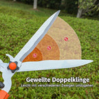 Teleskop Gartenschere Zweifach Nutztbar Hecken- & Astschere SK5 Stahl Ergonomisch