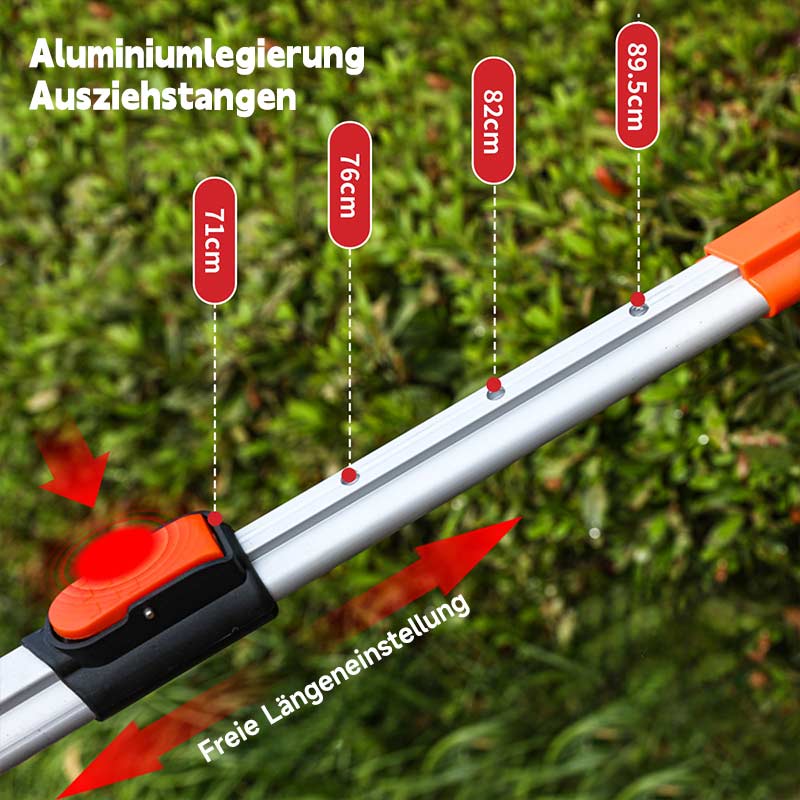 Teleskop Gartenschere Zweifach Nutztbar Hecken- & Astschere SK5 Stahl Ergonomisch