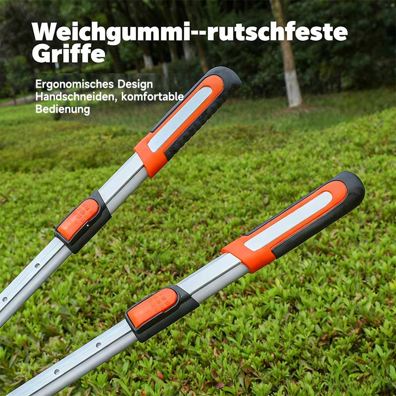 Teleskop Gartenschere Zweifach Nutztbar Hecken- & Astschere SK5 Stahl Ergonomisch