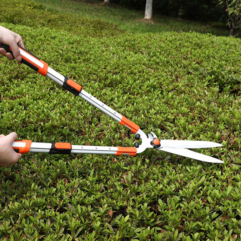 Teleskop Gartenschere Zweifach Nutztbar Hecken- & Astschere SK5 Stahl Ergonomisch