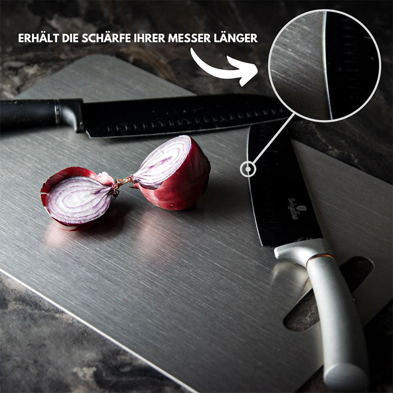 TitanX Schneidebrett 100% Reintitan – Antibakteriell, Kratzfest & Langlebig