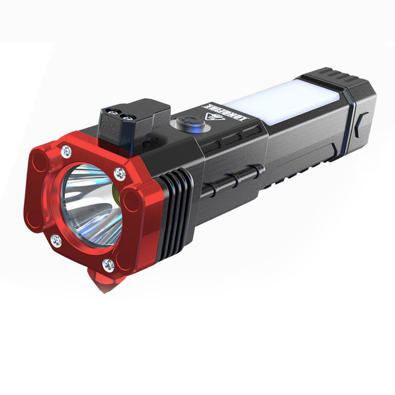 Trekking Taschenlampe Multifunktion Sicherheitshammer Notfall Outdoor Selbstschutz Arbeitslicht