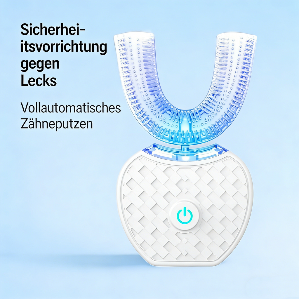 U-förmige Elektrische Zahnbürste – Vollständiger Mundreiniger für Kinder und Erwachsene, Zahnweißgerät