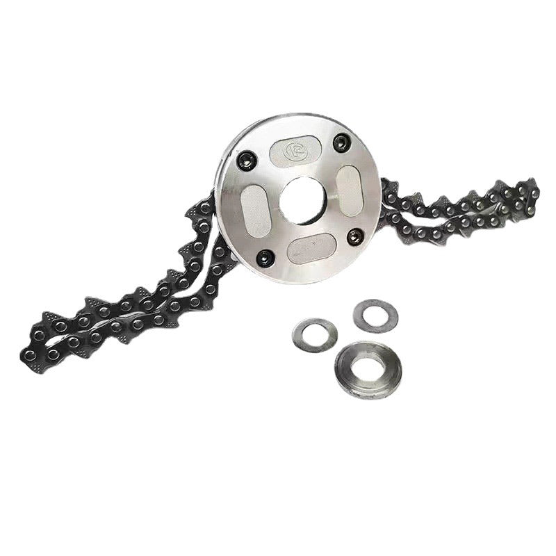 Universal Freischneider Schneidkopf – multifunktionaler Trimmeraufsatz mit Kette für Motorsense & Rasentrimmer