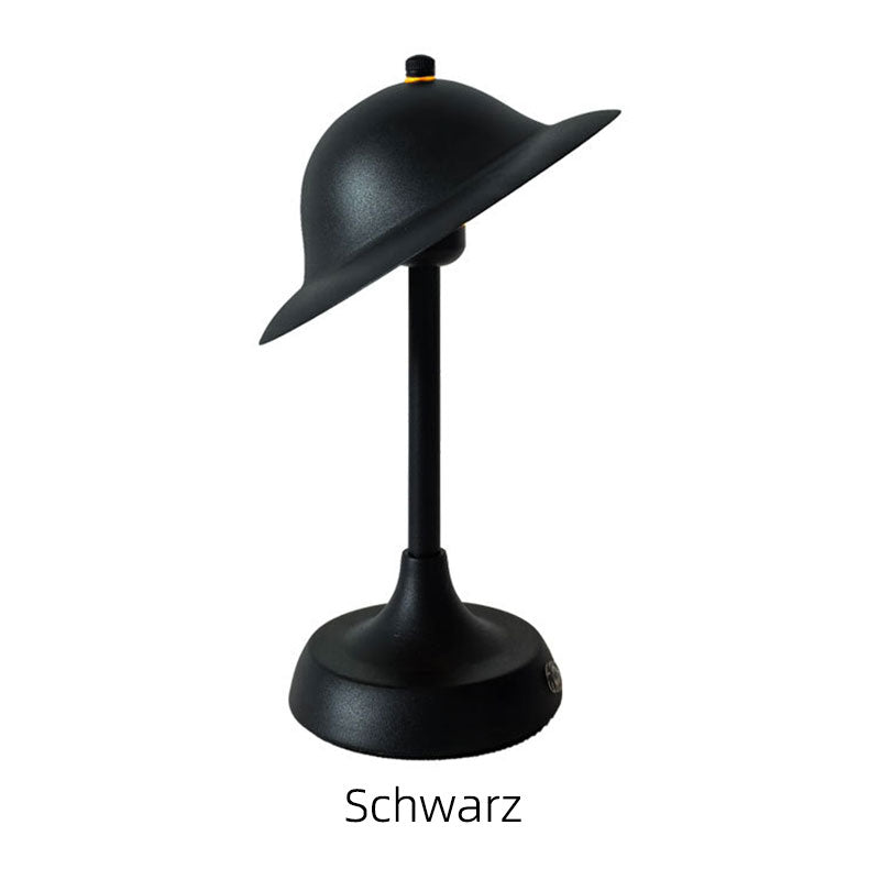 USB wiederaufladbare Touch Tischlampe mit Schiebedesign dreifarbiges Licht LED Nachttischlampe