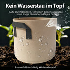 Verstärkte Filz Grow Bags Atmungsaktive Pflanzsäcke Aus Vlies Für Gemüse Obstbaum Und Garten